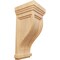Ekena Millwork 6 1/2"W x 6 1/2"D x 14"H Traditional Recessed Corbel, Red Oak COR06X06X14TRRO - alternate 1